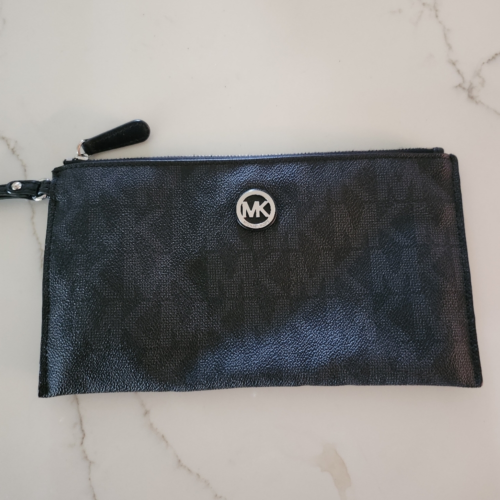 Michael Kors Black Wristlet
